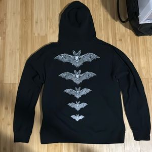 Blackcraft Cult Bat Pullover Hoodie size M